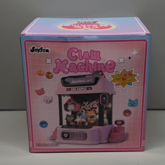 Claw Machine Toy for Kids w/ Remote Control Kawaii Plush Game Pink NEW - Picture 2 of 3